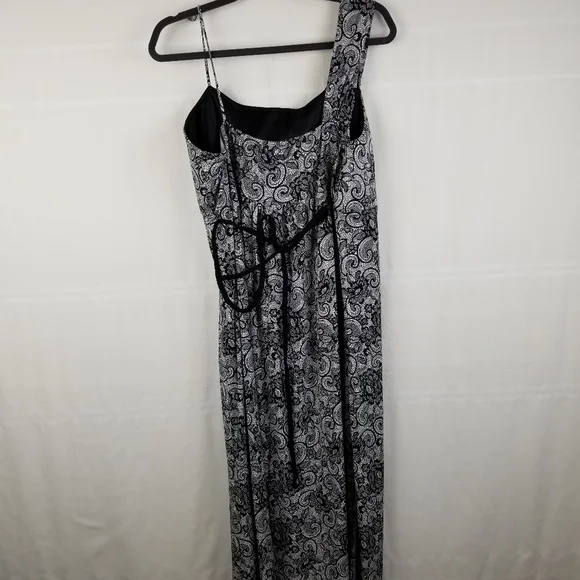 En Focus one shoulder paisley maxi dress size 20W - Picture 2 of 6